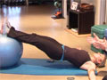 Lower Back and Glutes Ball Exercise